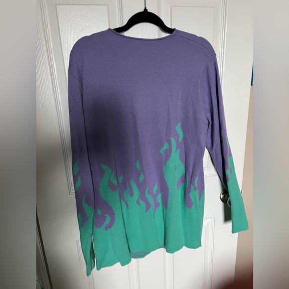 Blackmilk Flaming Pastel Oversized Knit Sweater - Picture 3 of 4